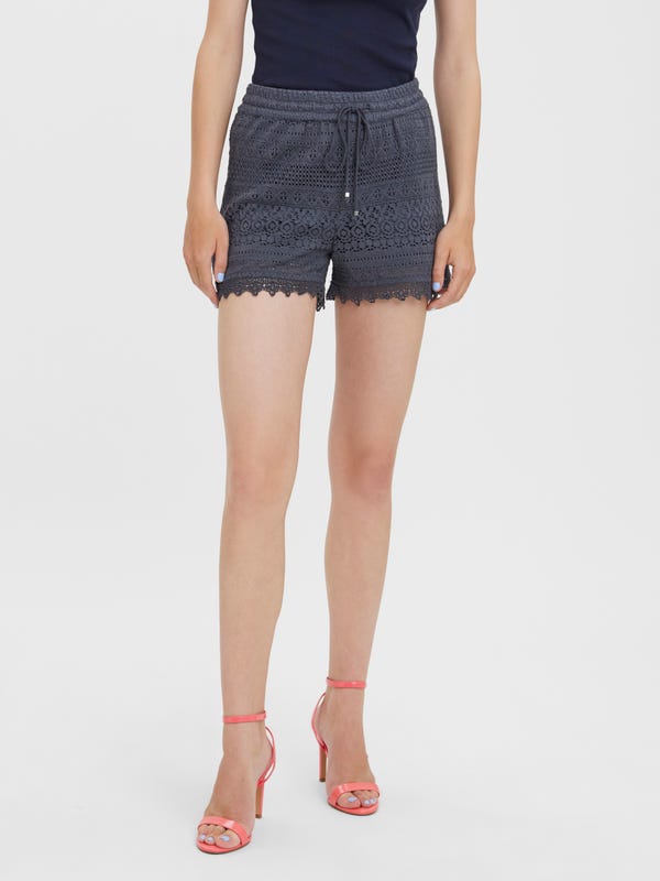 Normal geschnitten Shorts | Light Blue | MAMA.LICIOUS®