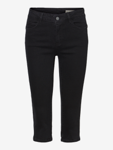 Vero Moda VMHOT Mellemhøj talje Slim fit Jeans -Black - 10193077