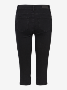 Vero Moda VMHOT Mellemhøj talje Slim fit Jeans -Black - 10193077