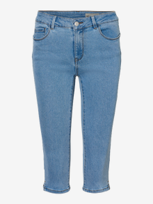 Vero Moda VMHOT Mid waist Slim Fit Jeans -Light Blue Denim - 10193077