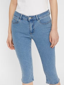 Vero Moda VMHOT Mid waist Slim Fit Jeans -Light Blue Denim - 10193077