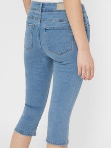 Vero Moda VMHOT Mid waist Slim Fit Jeans -Light Blue Denim - 10193077