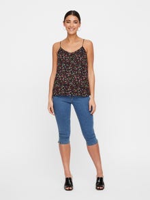 Vero Moda VMHOT Mid waist Slim Fit Jeans -Medium Blue Denim - 10193077