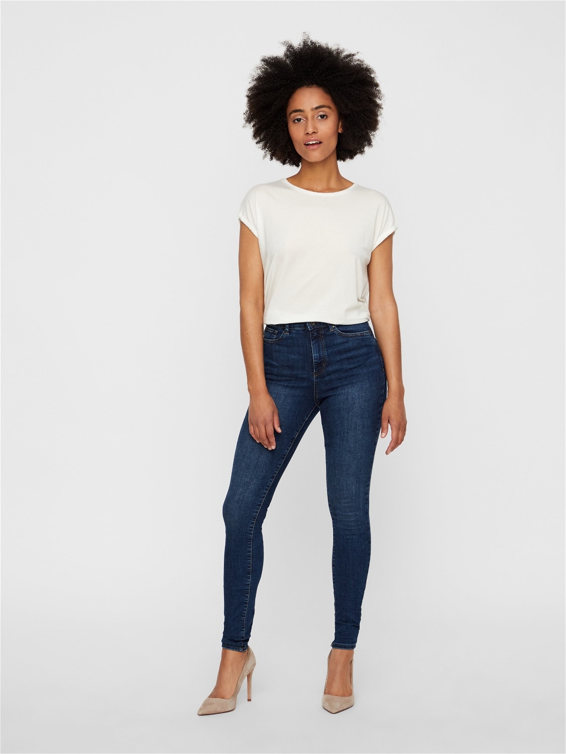 Moda® | Vero | High Blue VMSOPHIA Jeans Medium rise