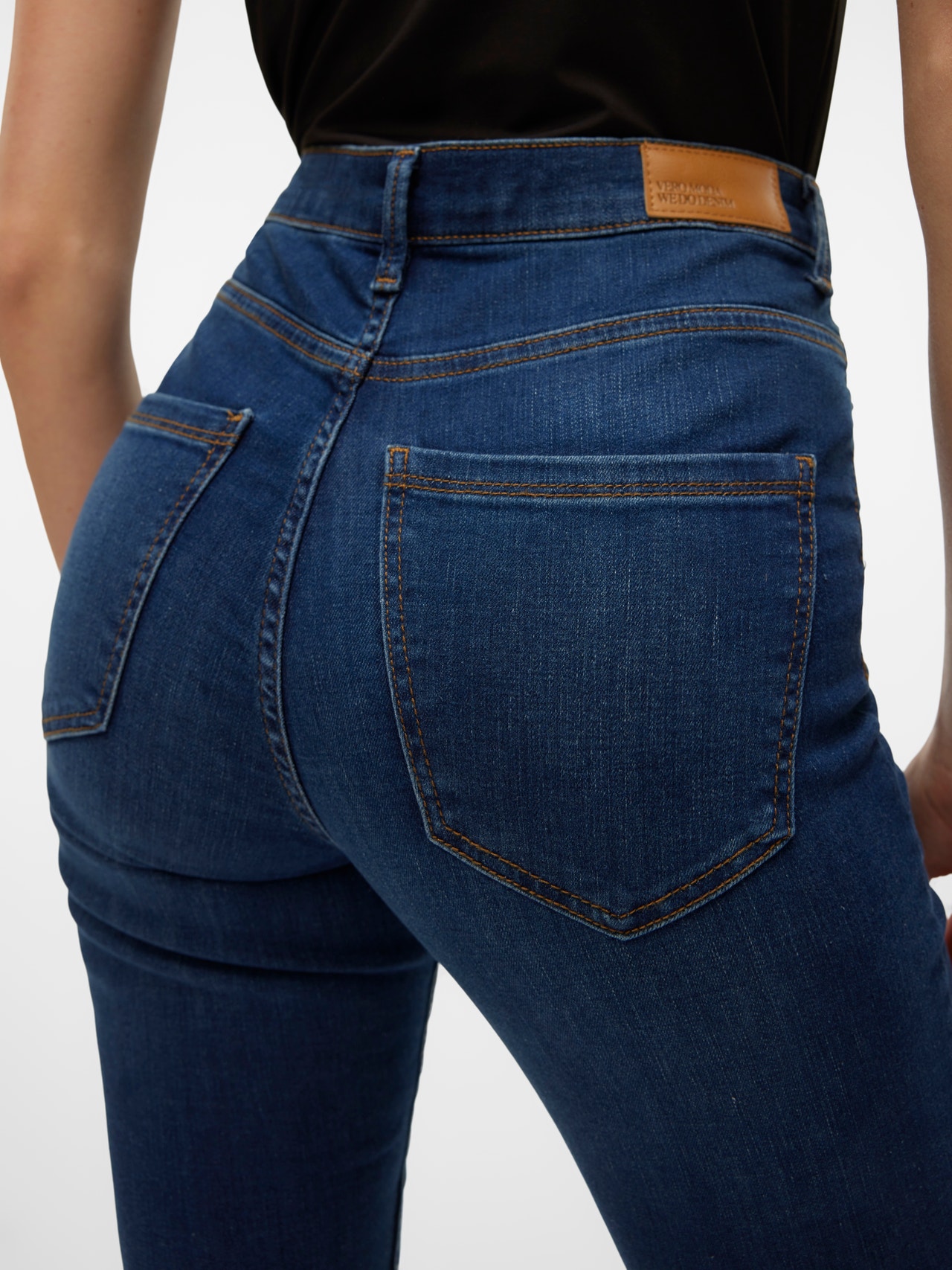 Alaska Print Har lært VMSOPHIA Høj talje Jeans | Mellemblå | Vero Moda®