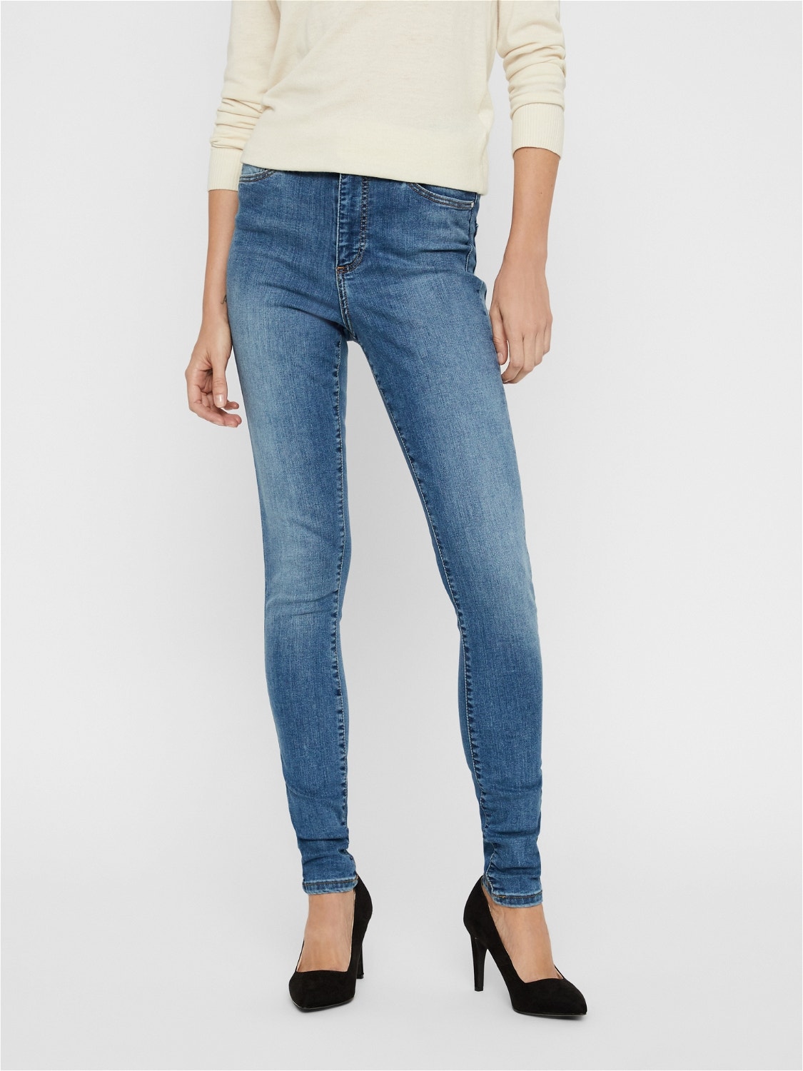 VMSOPHIA High rise Jeans | Light Blue | Vero Moda®