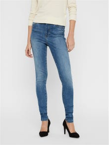 Vero Moda VMSOPHIA Hög midja Skinny Fit Jeans -Light Blue Denim - 10193330