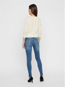 Vero Moda VMSOPHIA Hohe Taille Skinny Fit Jeans -Light Blue Denim - 10193330