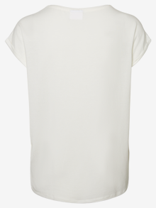 Vero Moda VMCINA T-Shirt -Snow White - 10193350