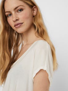 Vero Moda VMCINA T-Shirt -Snow White - 10193350