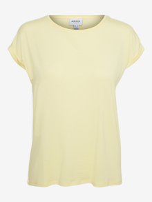Vero Moda VMAVA T-shirts -Pale Banana - 10195724