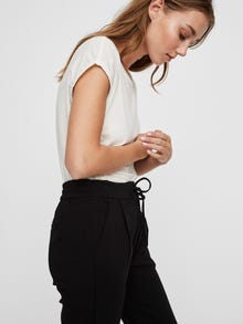 Vero Moda VMEVA Taille moyenne Pantalons -Black - 10197909