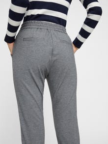 Vero Moda VMEVA Taille moyenne Pantalons -Medium Grey Melange - 10197909