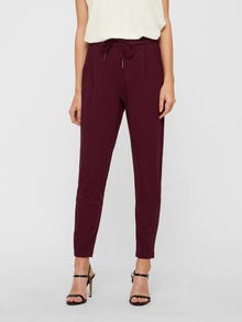 Vero Moda VMEVA Mid waist Trousers -Winetasting - 10197909