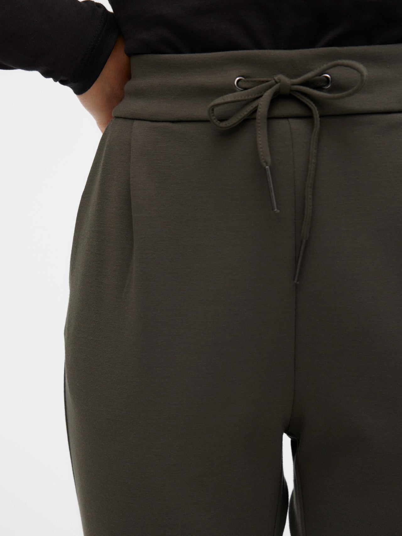 VMEVA Mellemhøj talje Bukser | Mørkegrå | Vero Moda®