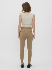 Vero Moda VMEVA Middels høy midje Bukser -Sepia Tint - 10197909