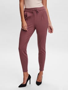 Vero Moda VMEVA Mid waist Broek -Rose Brown - 10197909