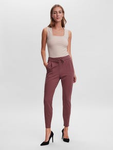Vero Moda VMEVA Mid waist Broek -Rose Brown - 10197909