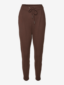 Vero Moda VMEVA Mid waist Trousers -Coffee Bean - 10197909