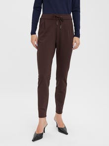 Vero Moda VMEVA Middels høy midje Bukser -Coffee Bean - 10197909
