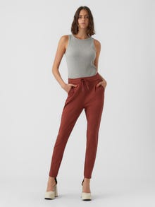 Vero Moda VMEVA Mid waist Trousers -Henna - 10197909