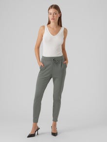 Vero Moda VMEVA Mittlere Taille Hose -Dark Forest - 10197909