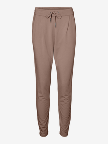 Vero Moda VMEVA Middels høy midje Bukser -Brown Lentil - 10197909