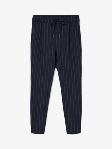 Vero Moda VMEVA Mid waist Trousers -Navy Blazer - 10197909
