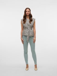 Vero Moda VMEVA Mittlere Taille Hose -Gray Mist - 10197909