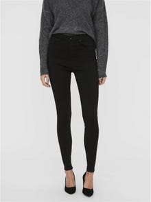 Vero Moda VMSOPHIA Vita alta Skinny Fit Jeans -Black - 10198520
