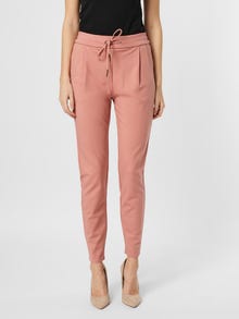 Vero Moda VMEVA Mid waist Trousers -Old Rose - 10199386