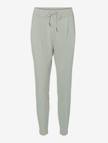 Vero Moda VMEVA Mid waist Trousers -Mineral Gray - 10199386