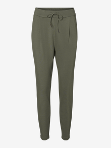 Vero Moda VMEVA Mellemhøj talje Bukser -Dusty Olive - 10199386