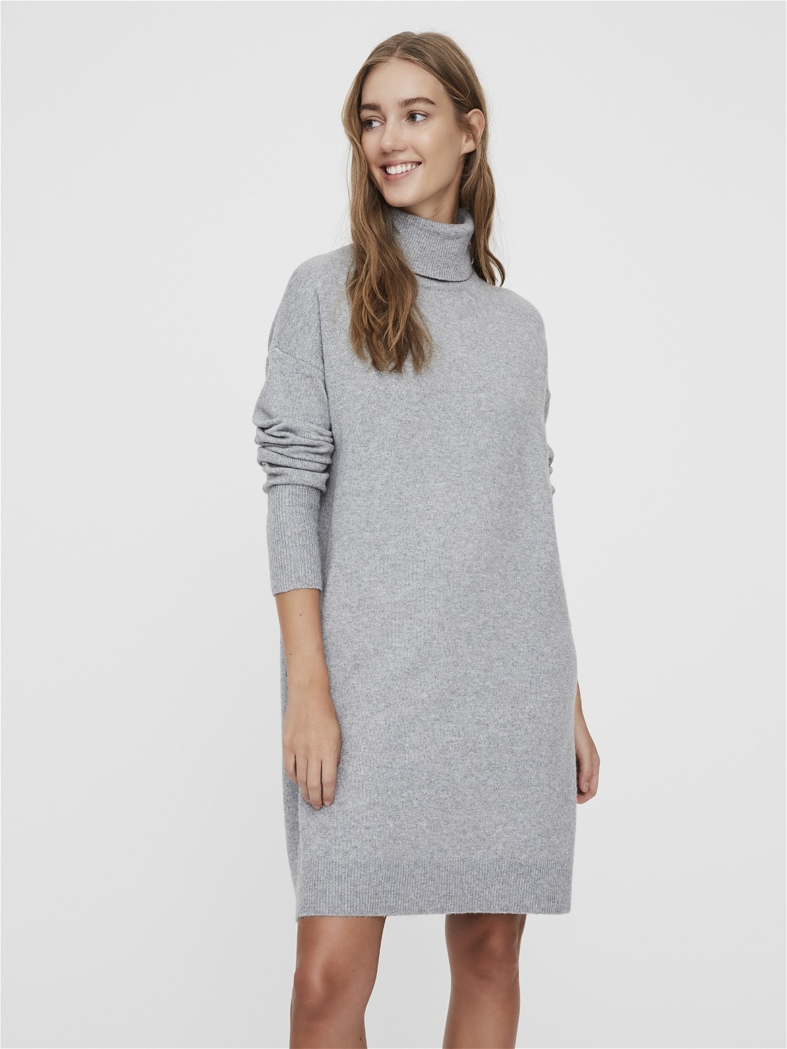 Vero Moda VMBRILLIANT Kurzes Kleid -Light Grey Melange - 10199744