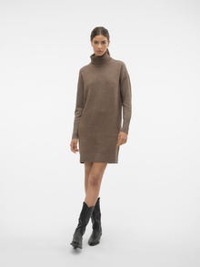 Vero Moda VMBRILLIANT Trumpa suknelė -Brown Lentil - 10199744