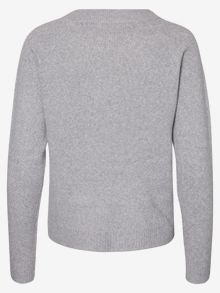 Vero Moda VMDOFFY Pullover -Light Grey Melange - 10201022