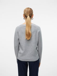 Vero Moda VMDOFFY Pullover -Light Grey Melange - 10201022
