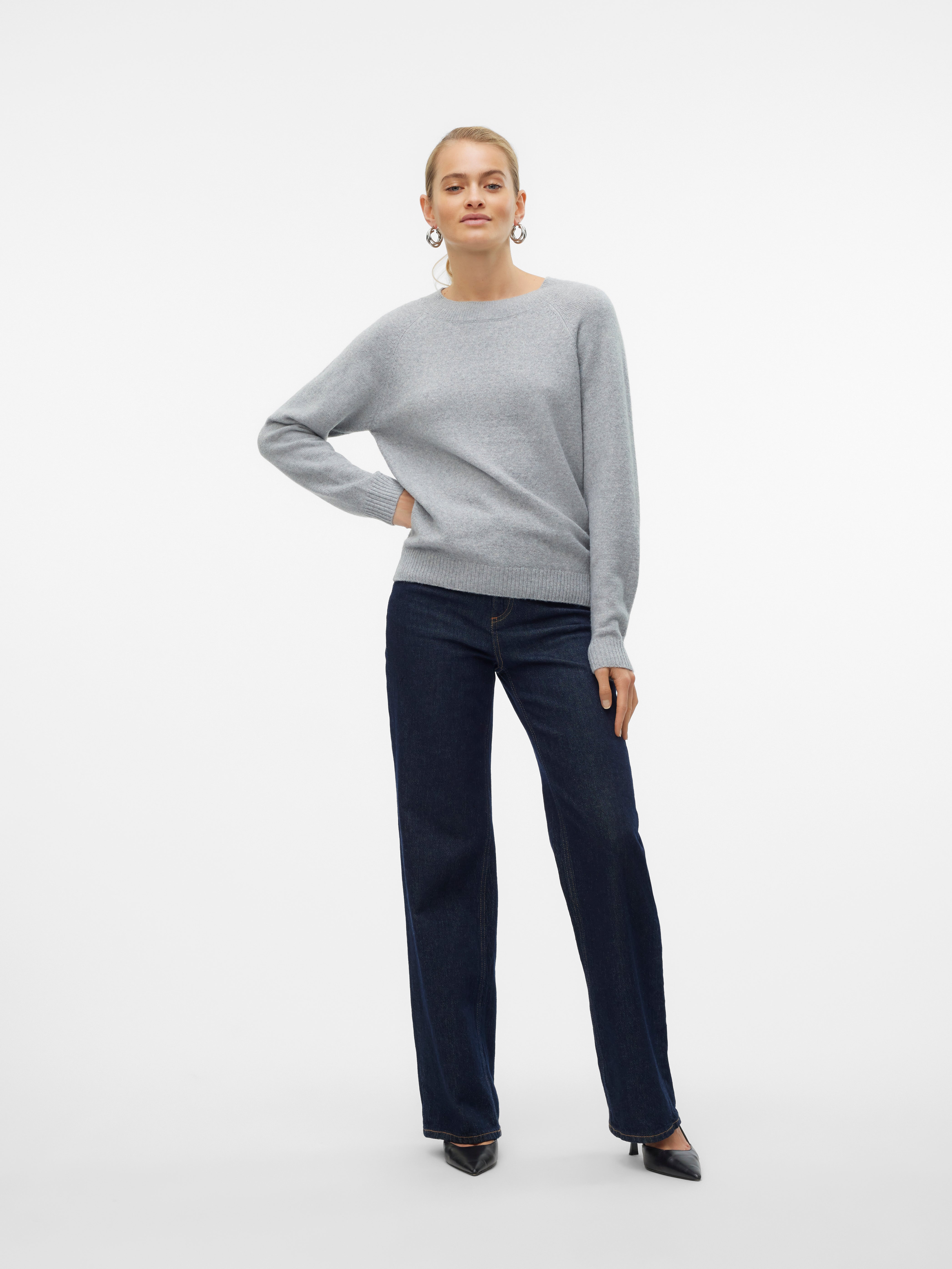 VMDOFFY Pullover | Light Grey | Vero Moda®