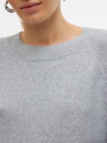 Vero Moda VMDOFFY Pullover -Light Grey Melange - 10201022