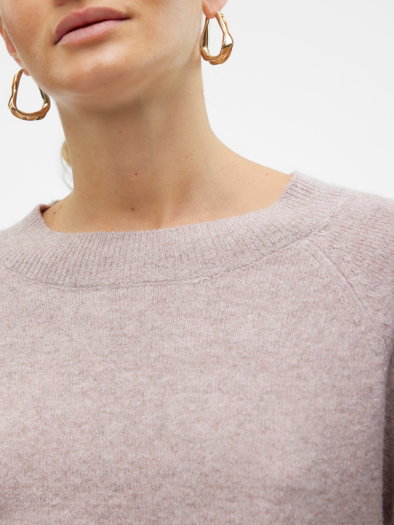 VERO MODA VMIRIS LS trui met rolhals GA NOOS, Birch/Detail:w. Melange, M VERO MODA VMIRIS LS trui met rolhals GA NOOS, Birch/Detail:w. Melange, M