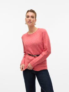 Vero Moda VMDOFFY Πουλόβερ -High Risk Red - 10201022