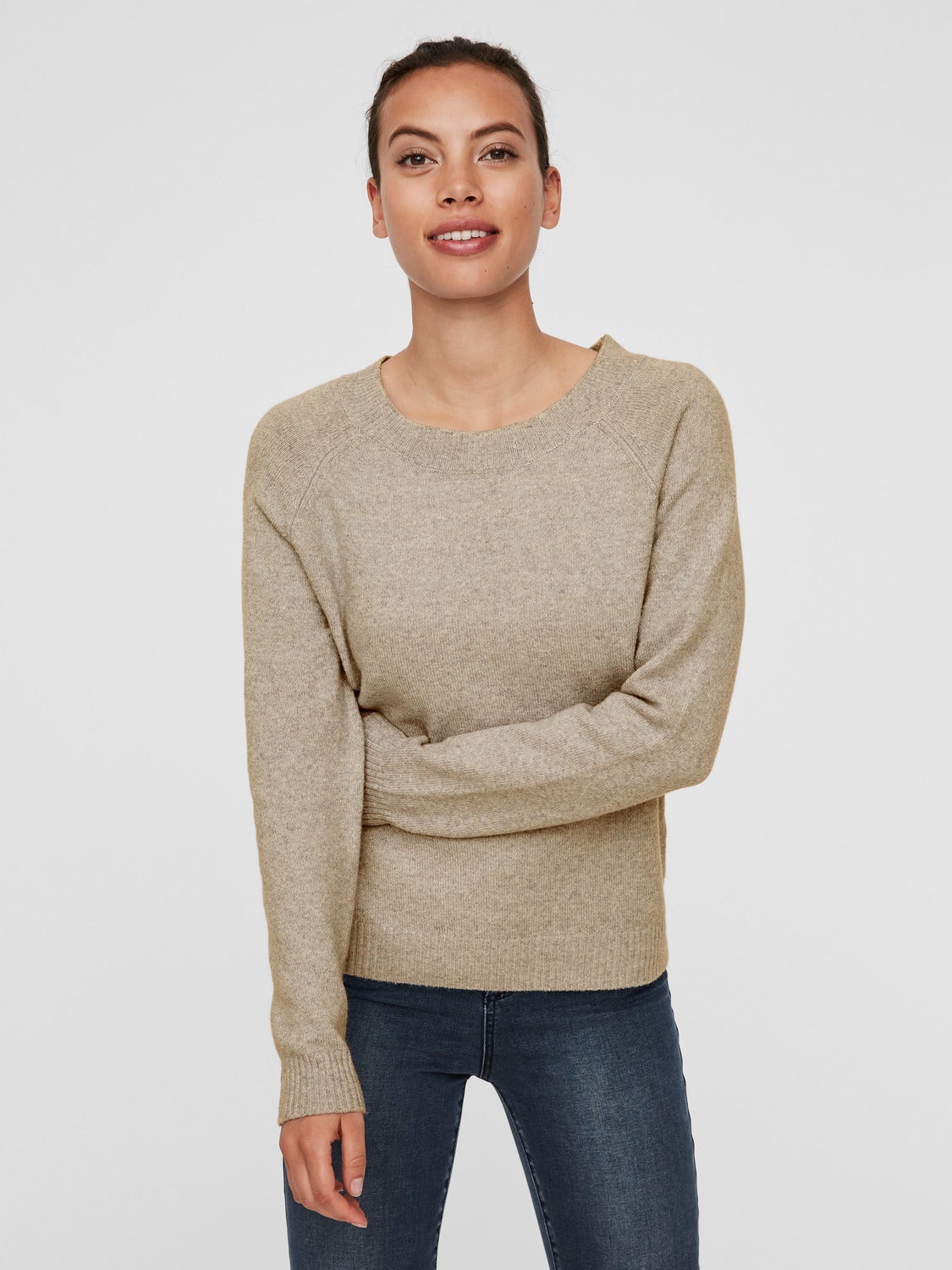 Mode Sweaters Capuchon sweaters Vero Moda Capuchon sweater zwart casual uitstraling 