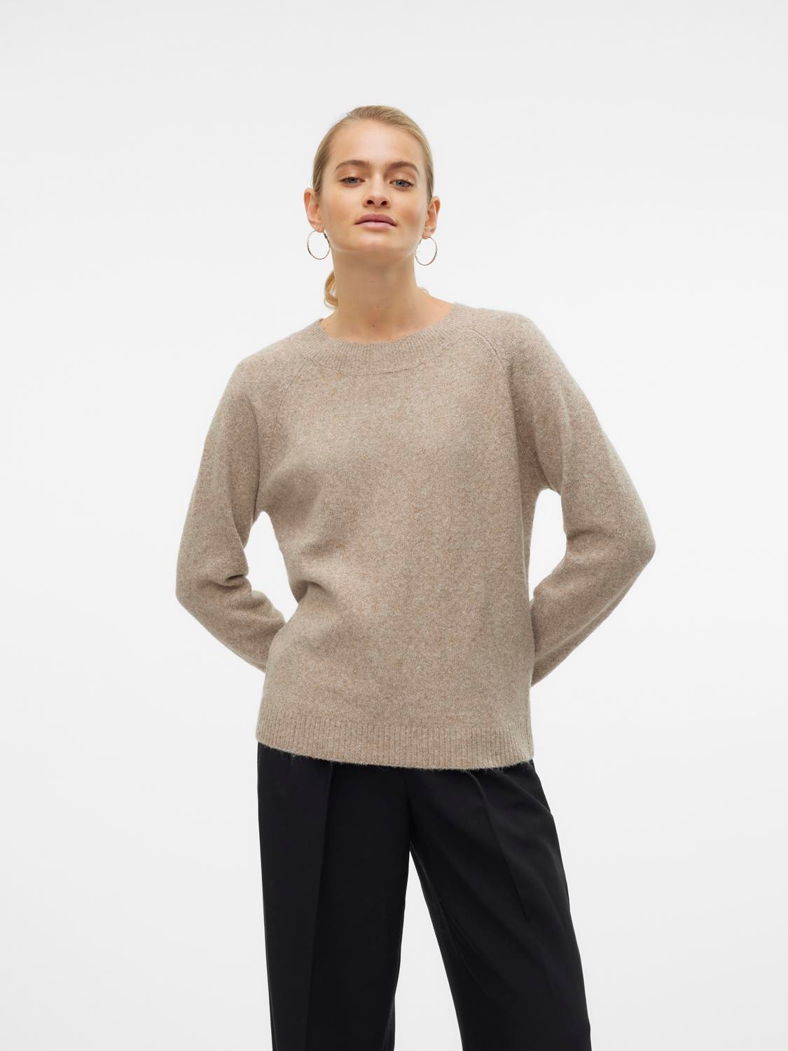 Vero Moda VMDOFFY Pullover -Sepia Tint - 10201022