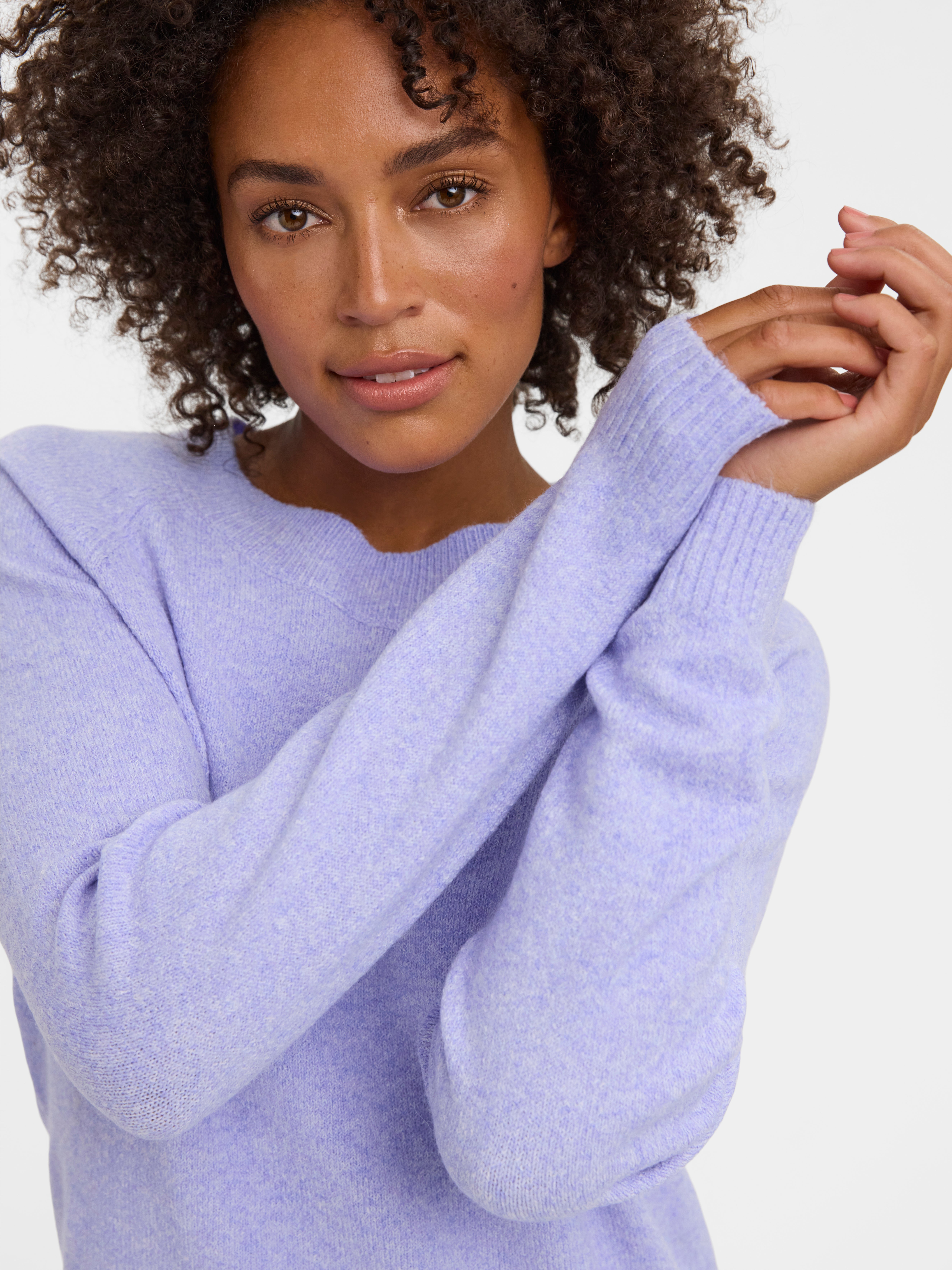 MAGLIONE DA UOMO IN CASHMERE 100% A 4 FILI MELANGE CON SCOLLO TONDO. 2 – Richard Grand Cashmere