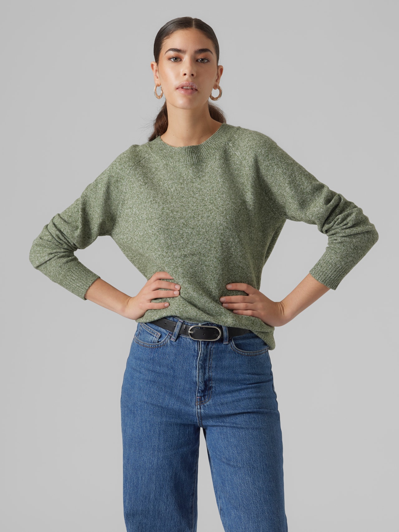 Vero Moda VMDOFFY Neulepuserot -Red Ochre - 10201022