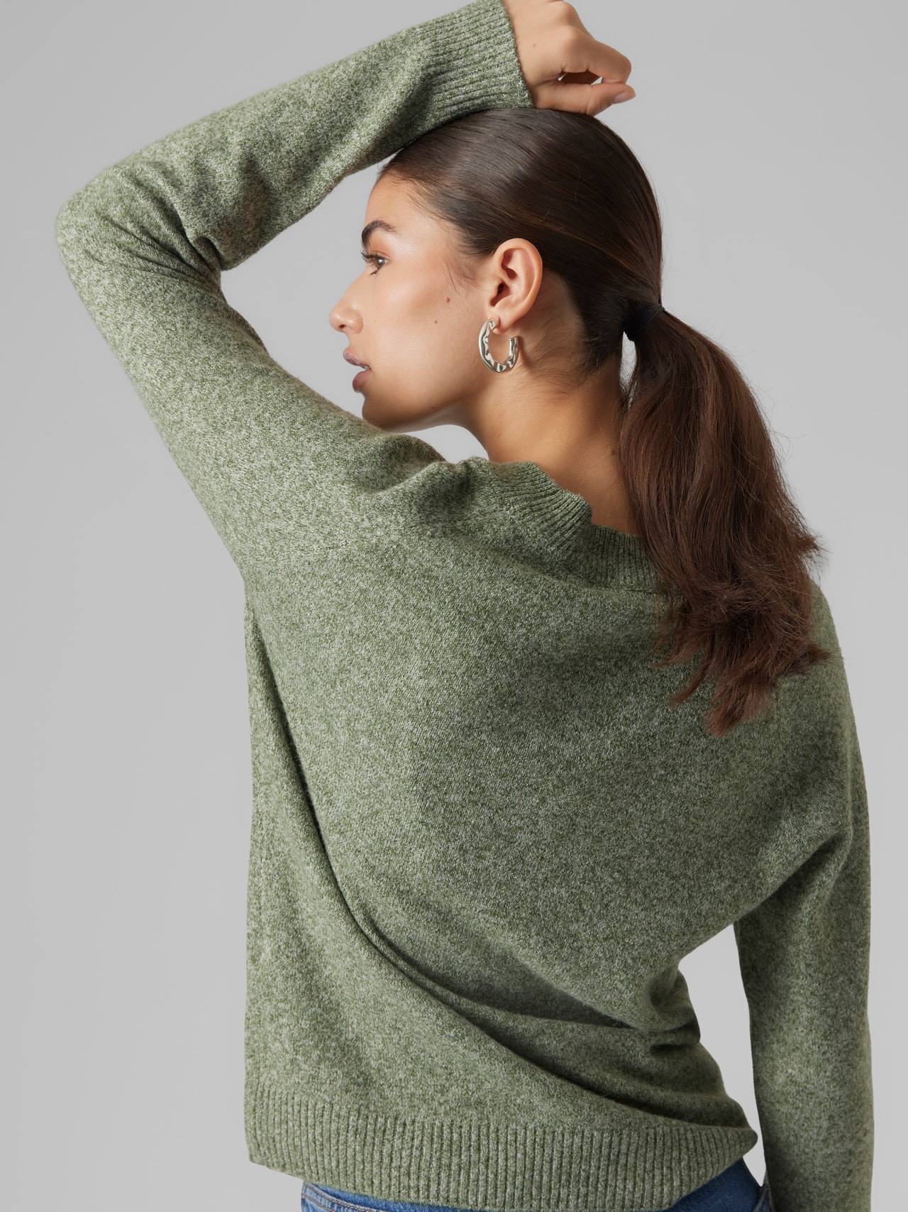 Vero Moda VMDOFFY Neulepuserot -Red Ochre - 10201022