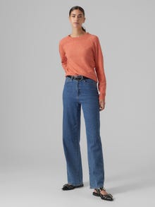 Vero Moda VMDOFFY Pullover -Tangerine Tango - 10201022