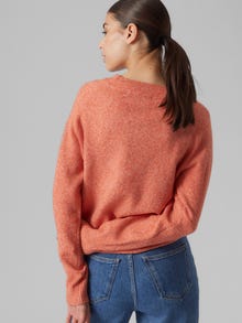 Vero Moda VMDOFFY Pullover -Tangerine Tango - 10201022