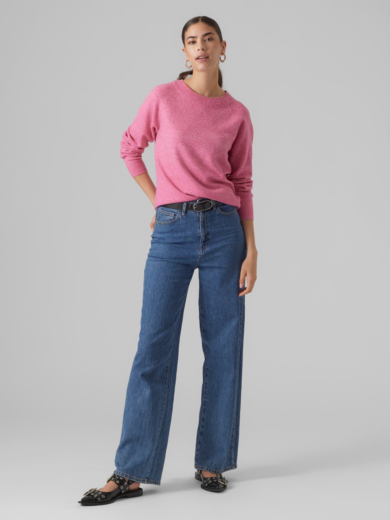 Vero Moda VMDOFFY Pullover -Fuchsia Purple - 10201022