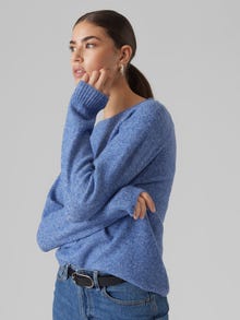 Vero Moda VMDOFFY Pullover -Beaucoup Blue - 10201022